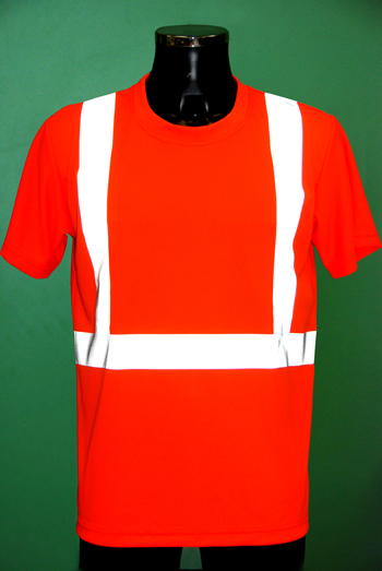 Сигнальная футболка (цвет оранжевый)