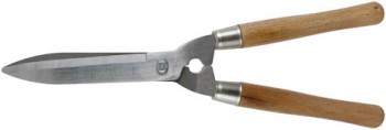 Кусторез, деревянные ручки, прямые лезвия, 500 мм