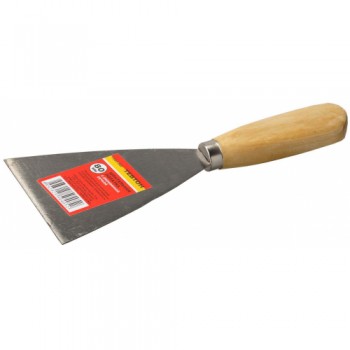 Шпательная лопатка ТЕВТОН, с деревянной ручкой, 100 мм
