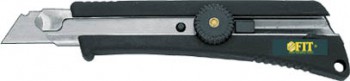 Нож технический 18 мм усиленный, с вращающимся прижимом, Профи