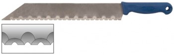 Нож для резки изоляционных плит, лезвие 340х50мм, нерж.сталь, пластик.ручка