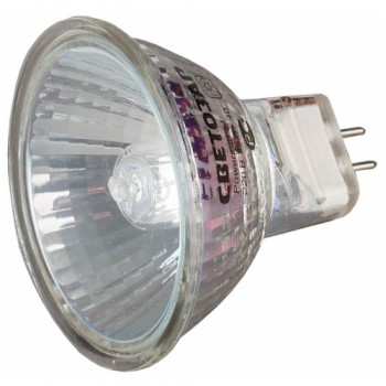 Лампа галогенная СВЕТОЗАР с защитным стеклом, цоколь GU5.3, диаметр 51мм, 75Вт, 220В